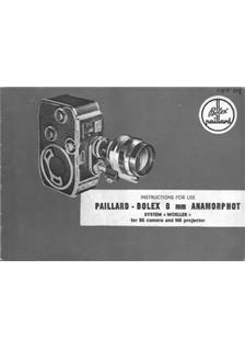 Bolex Anamorphic Lens System manual. Camera Instructions.